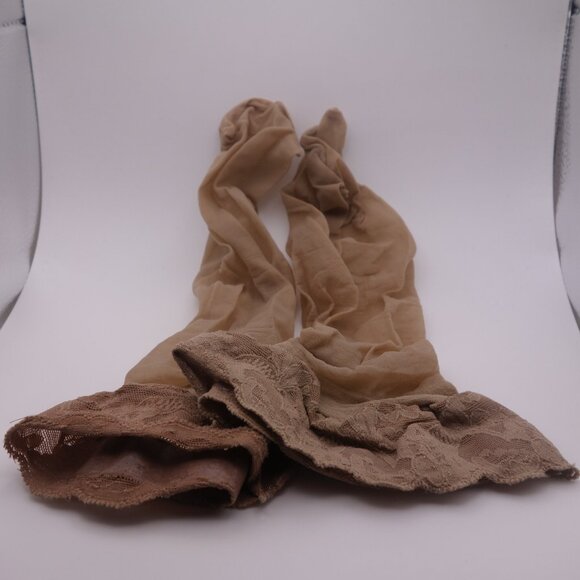 Cameo Leg Looks fashion sandalfoot Linen 100% Nylon Average Panty Hose - Picture 4 of 16